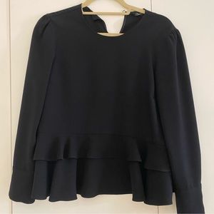 ZARA peplum top M